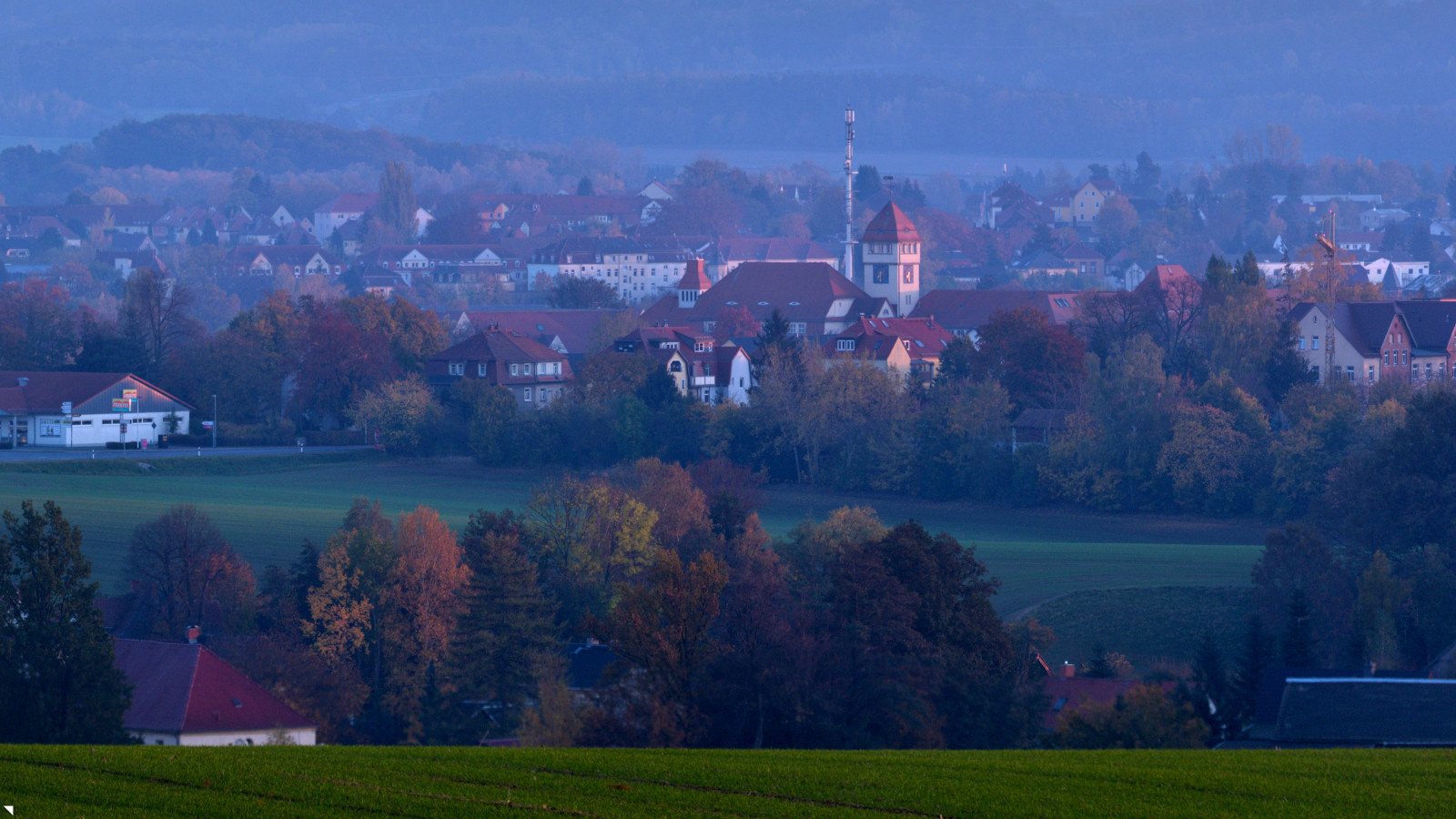 Blick auf Bischofswerda
