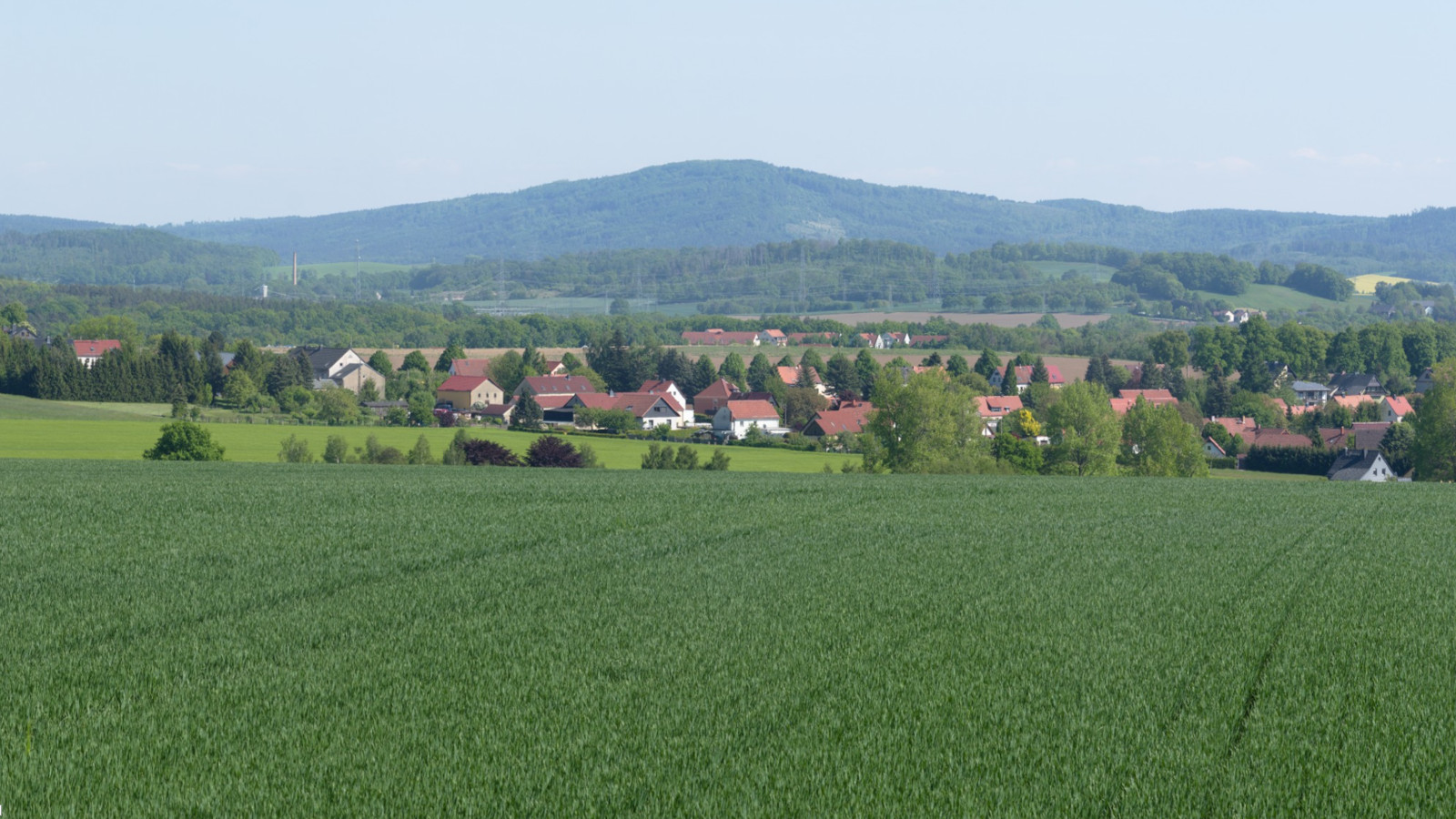 Rundumblick nahe Bischofswerda